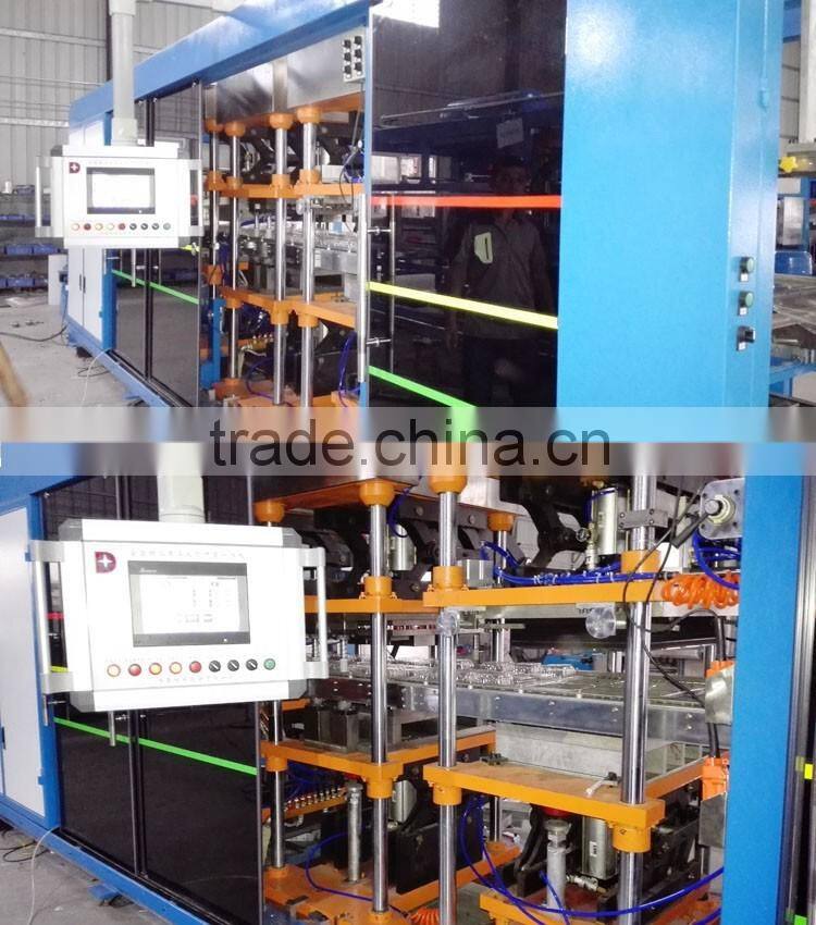 hydraulic automatic plastic cake tray forming machine