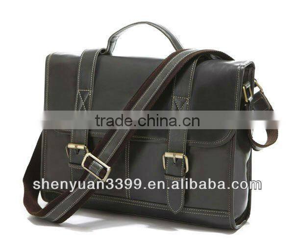 Customized Men Fashion Genuine Leather Briefcase China Supplier 2015 New