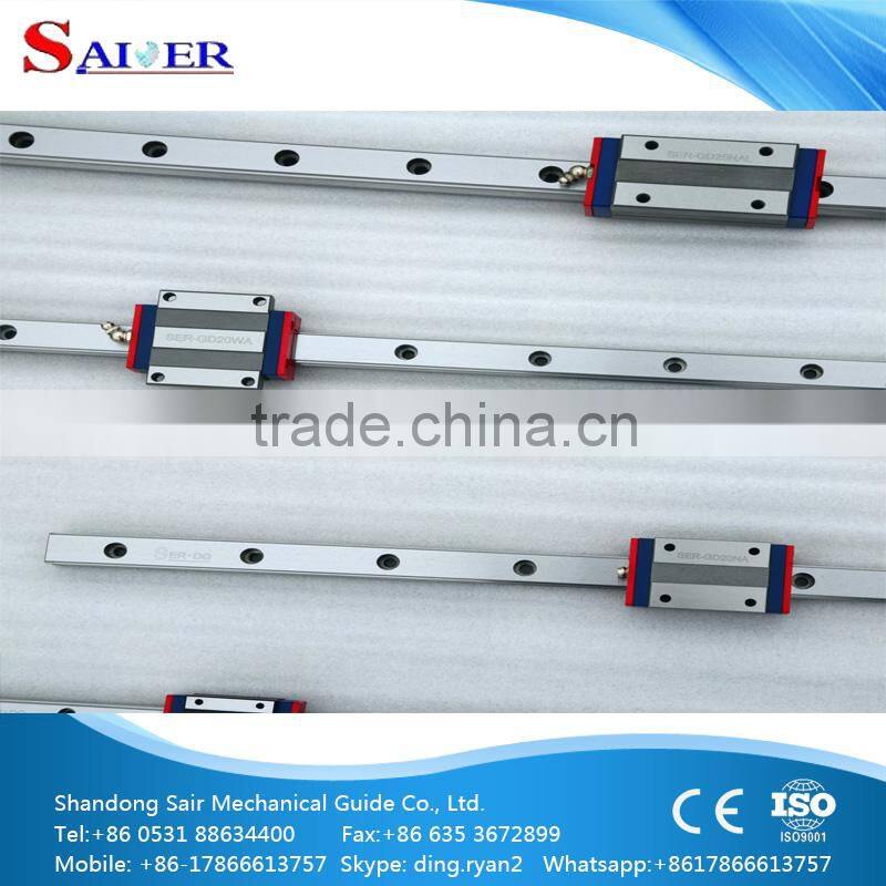 High rigidity HGR45 guideway with QHH45CA and QHH45HA guide block