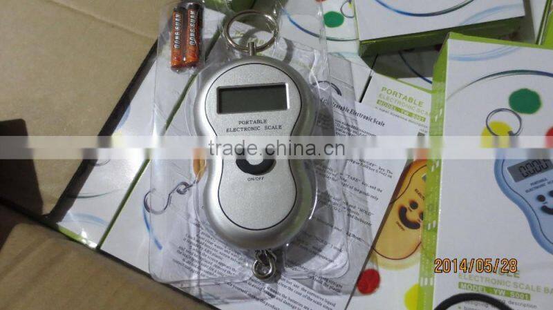 Portable household weighting scale/lightweight diaital luggage hanging scale/Manual weighting scale 50kg