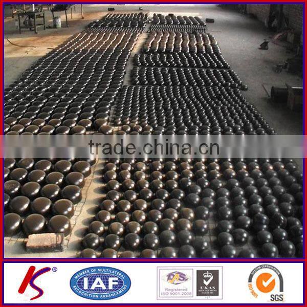 Ellipsoidal seamless tube end caps