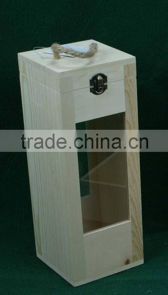custom high quality wooden wine box