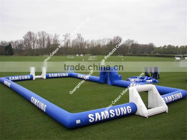 Durable Inflatable Sport Playground Equipment Inflatable Football Soccer Field