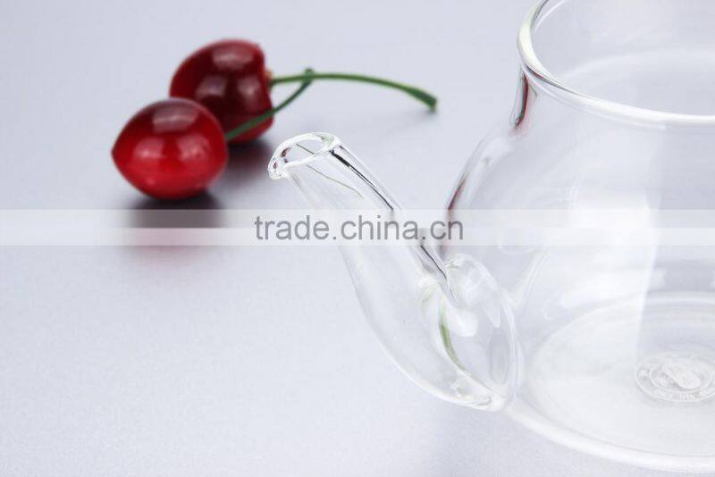 hot new products for 2015 color glass tea kettle with stainless steel strainer