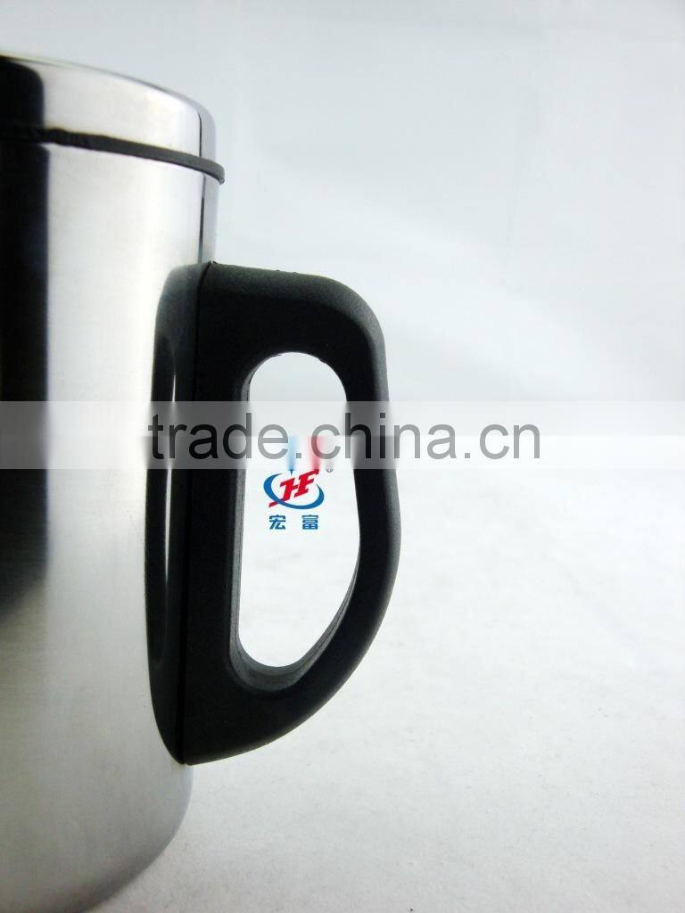 #410/201 SS double-layer creative stainless steel thermal cup/office mug