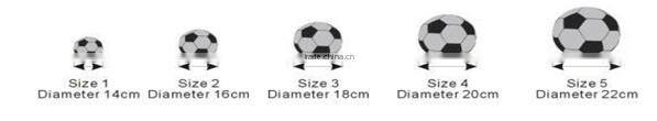 Hot sell promotion cheap customized print machine stitched PVC soccer ball/ football