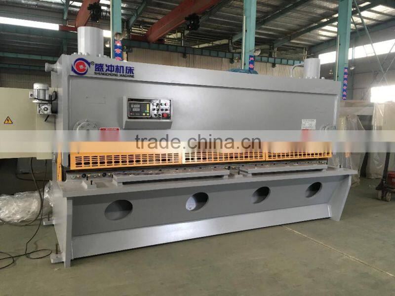 scmt SS sheet guillotine shearer, SS plate guillotine shearer, SS plate guillotine cutter