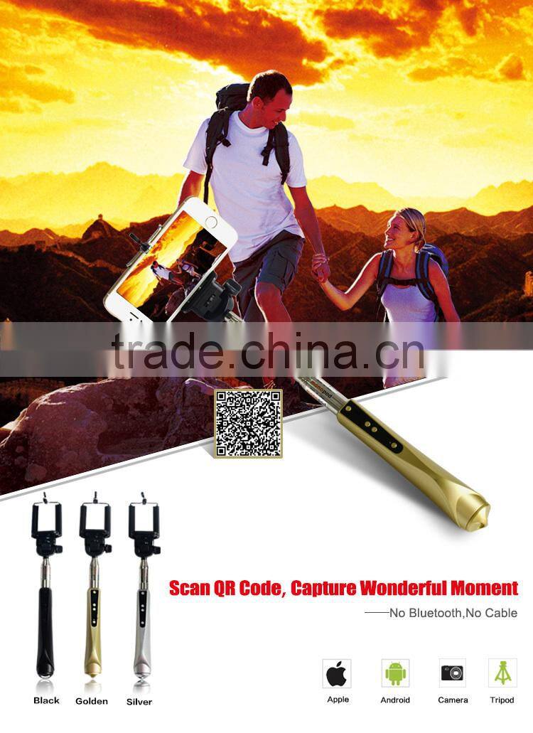 Top sell selfie stick extendable hand held monopod for iphone samsung smartphone camera
