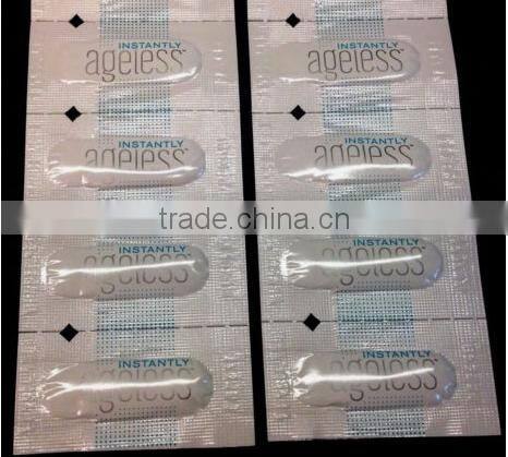 less than 2 minutes and works for 6 to 8 hours Instantly Ageless Anti-Wrinkle Cream ,