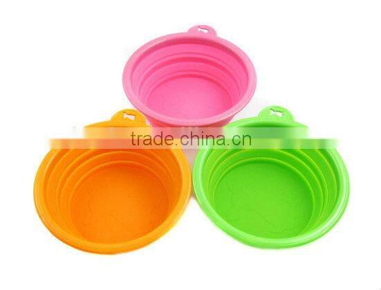 Foldable Silicone Pet Travel Bowl & Pet Feeding Tools