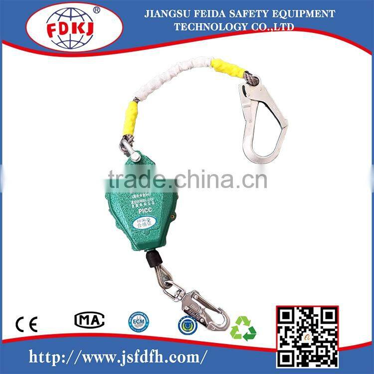 Steel Wire Rope Retractable Fall Arrester/New Design Construction Hot Sell Durable Fall Protection Fall Arrester