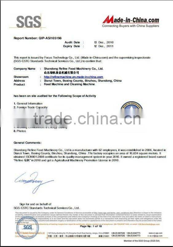 Strawberry washing machine/strawerry processing line