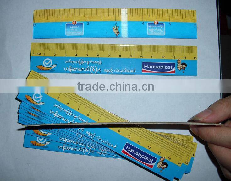 30X5cm PET or PP stationary promotional 3D Lenticular ruler