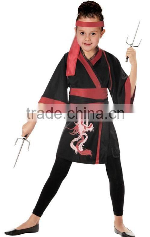 party Japan Ninja Dress girl anime kids cosplay costume for carnival