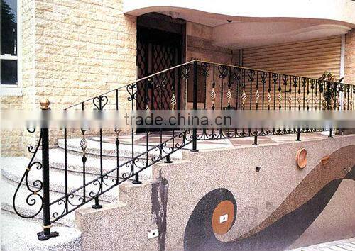 Top-selling classic galvanized outdoor handrail install