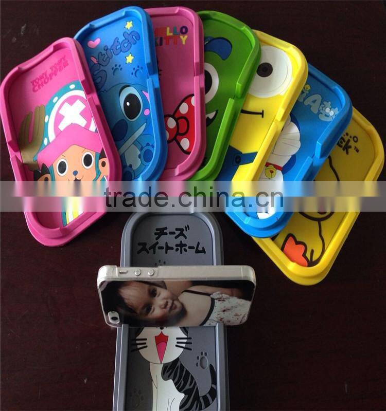 novelty silicone mobile phone holder stand