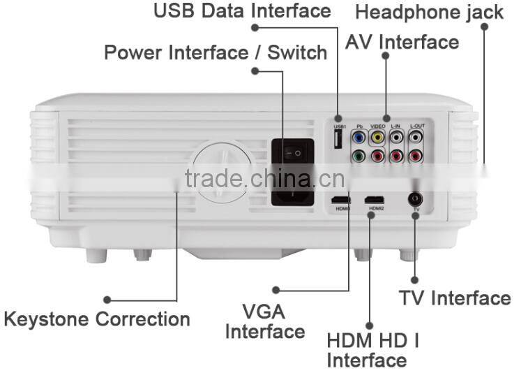 Low Price 2000 Lumen 1080P No Noise Cooling System Home Theater Led Projector