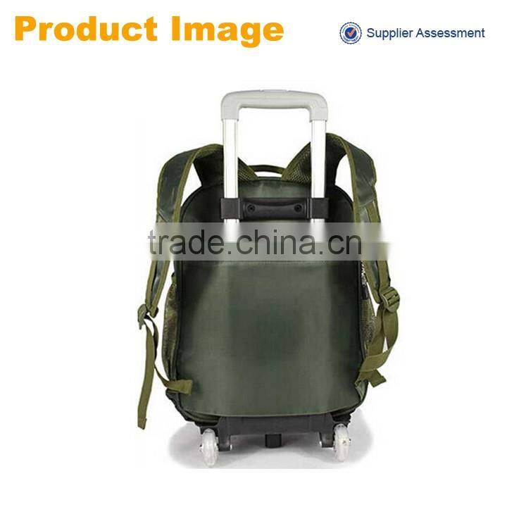 new design removable 3D Despicable Me boy school bag with wheels