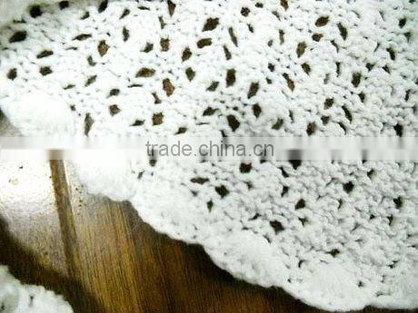 fashion lady acrylic knitted triangle shawl