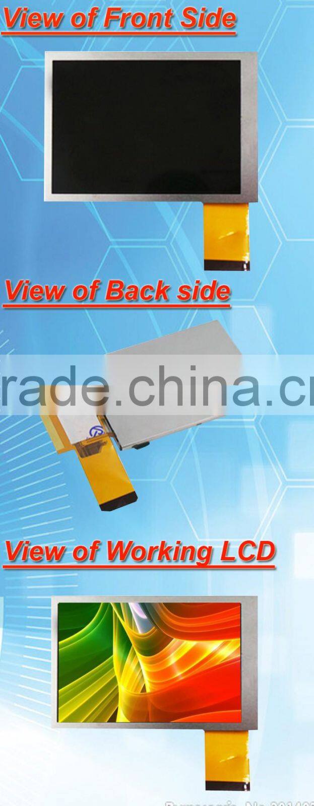 3.5inch 480*640 HX8363-A 400nits high brightness IPS lcd module display with RGB interface