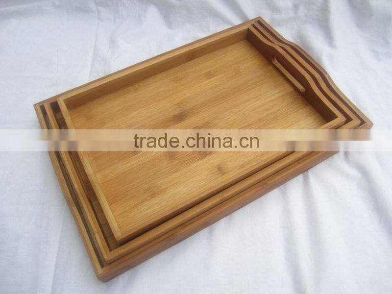 Cheap Wholesale Bamboo Fruit Tray