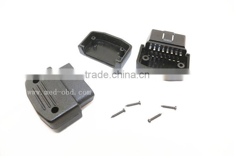 OBD2 Connector J1962m Male with Enclosure without Hole