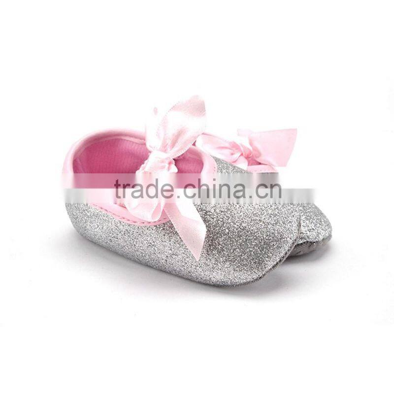 2016 A-bomb Summer Baby Girl toddler Soft Sole Bowknot Bling Bling Shoes Prewalker Socks Sneakers/baby girls prewalker shoes