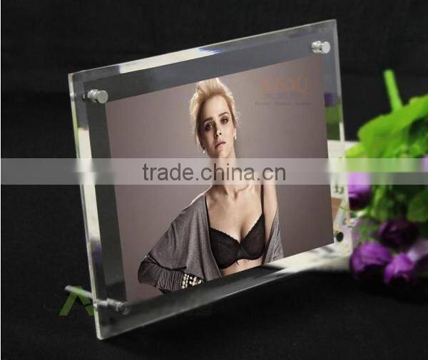 acrylic fridge magnet photo frames