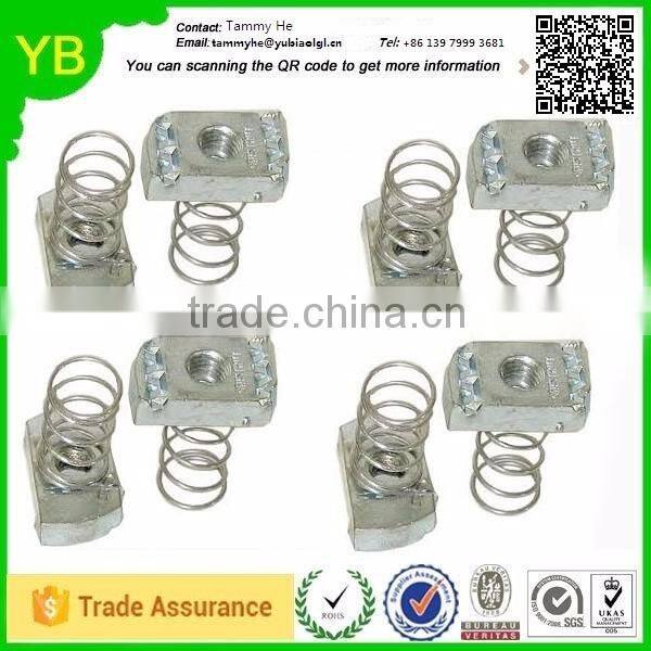 2016 Factory Manufacturing Dongguan Stainless Steel Spring Nut Made In China