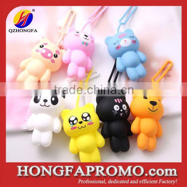 Cute Little Bear Dual Purpose Silicone Key Case