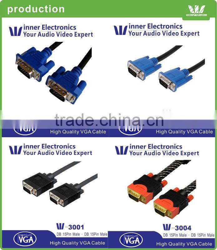 High Speed VGA cable for TVs or Monitors in A/V rooms,High Speed VGA Cable