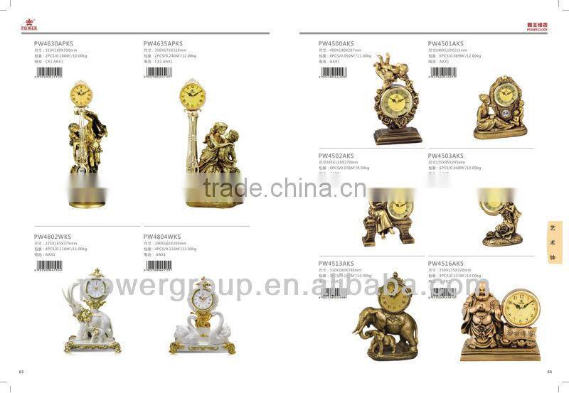 Angel desk clock small kids decoration bedside clock Mirror table clock