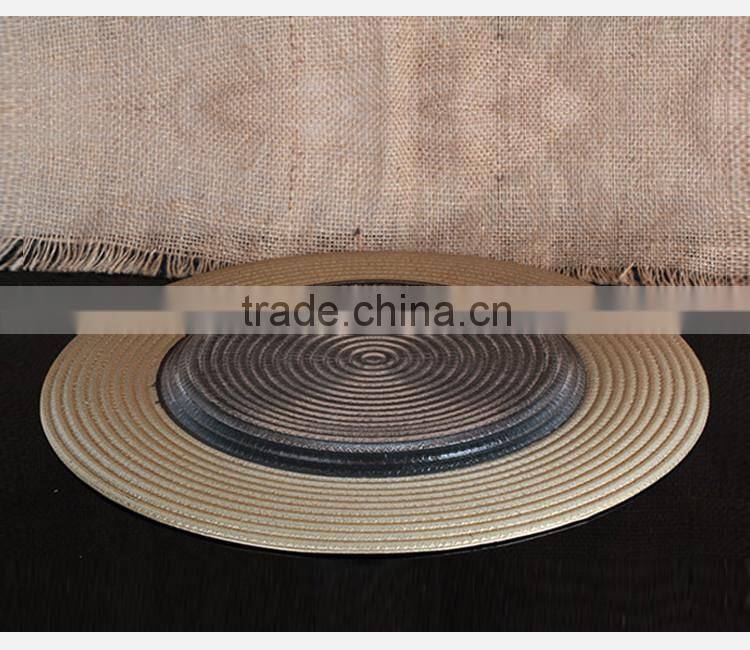 Wholesale Cheap Clear Wedding Decoration charger plate