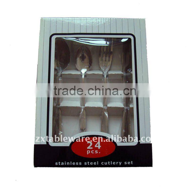 86pcs cutlery set with Satin & Gold