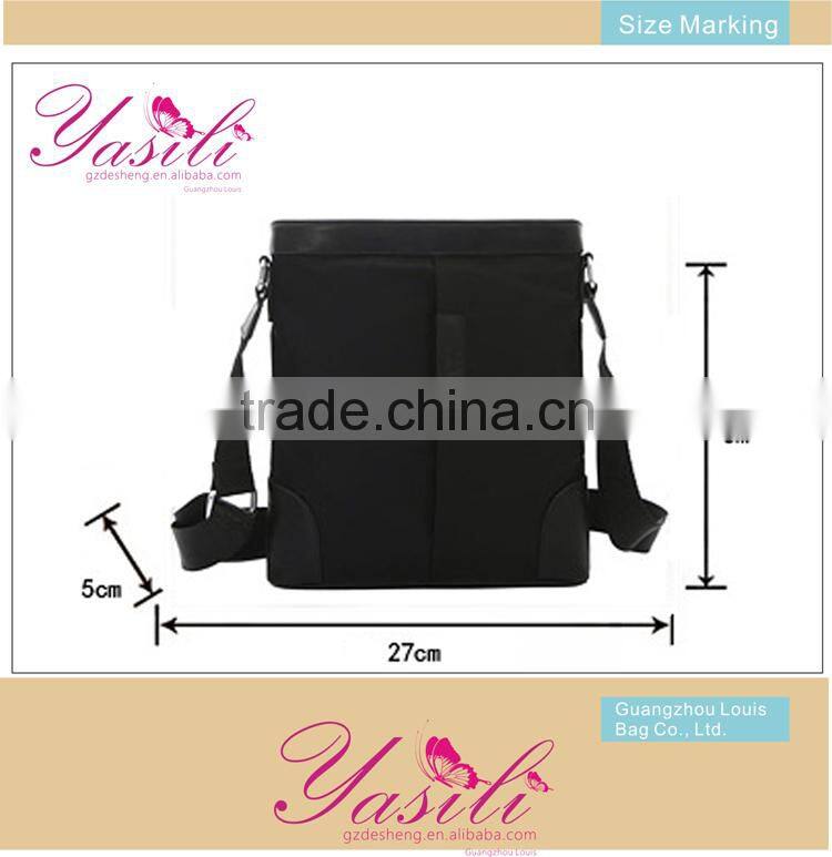high quality casual canvas shoulder bag,canvas and leather messenger bag,casual messenger bag
