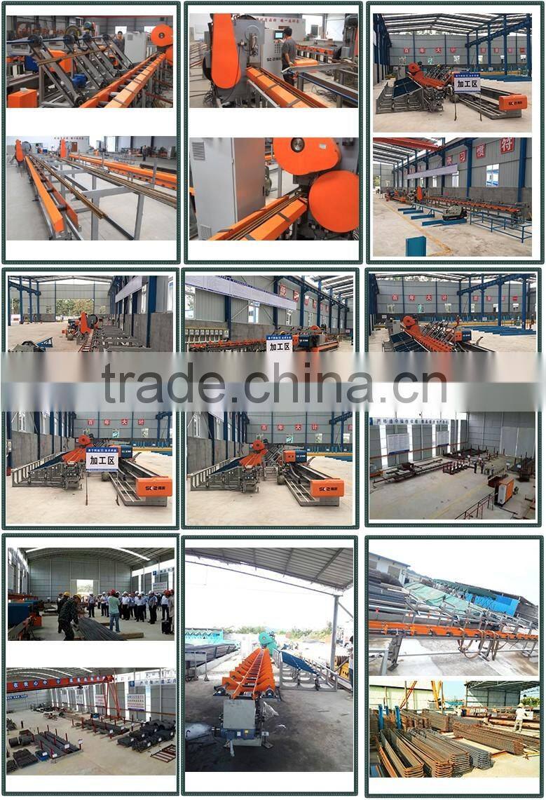 CNC automatic deformed reinforcing bar cutting and bending integrated machine