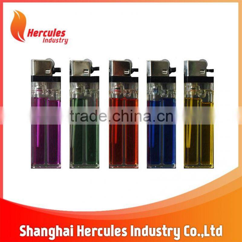 Cheapest disposable gas flint lighters with 6 rounds HL-A15-6