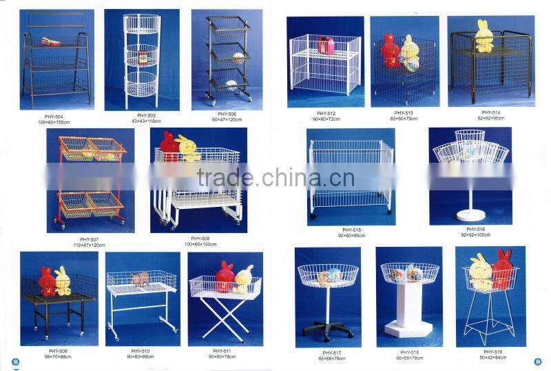metal counter spinning pegboard rack with SGS certificate