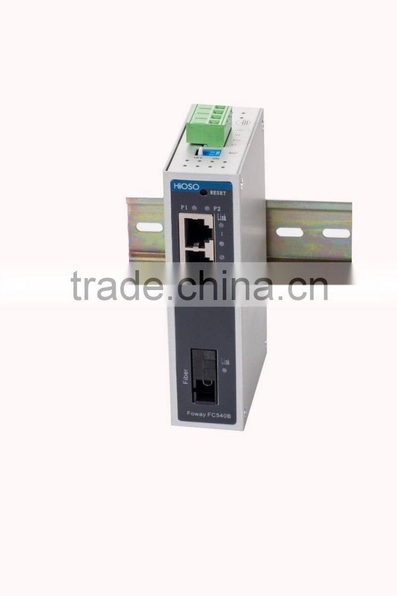Din Rail Media Converter Industrial Ethernet Media Converter
