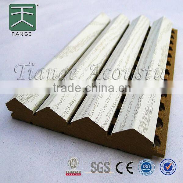 Modern 3d Interior solid birch mosaic acoustic wood wall panel