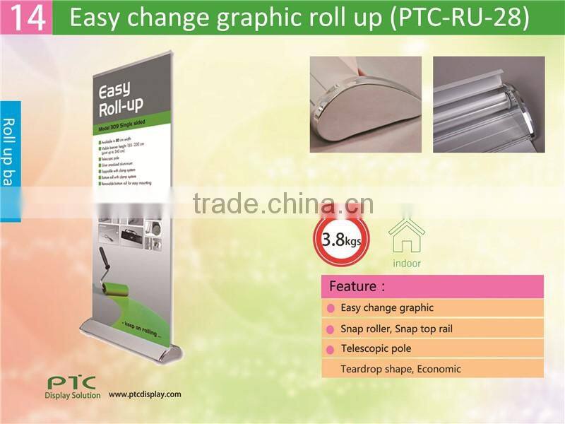 indoor advertising banner stand