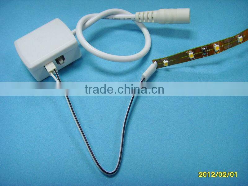 Molex 24V plastic shell LED strip distributor with DC Jack 2.1*5.5mm power connectors