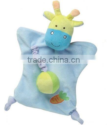 OEM soft baby doll shape blanket love you / baby soft doll toy blankets