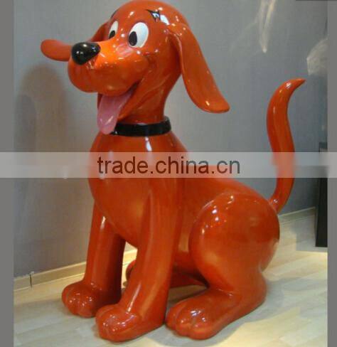 Fiberglass Front Door large Dog Fiberglass Brown Dog