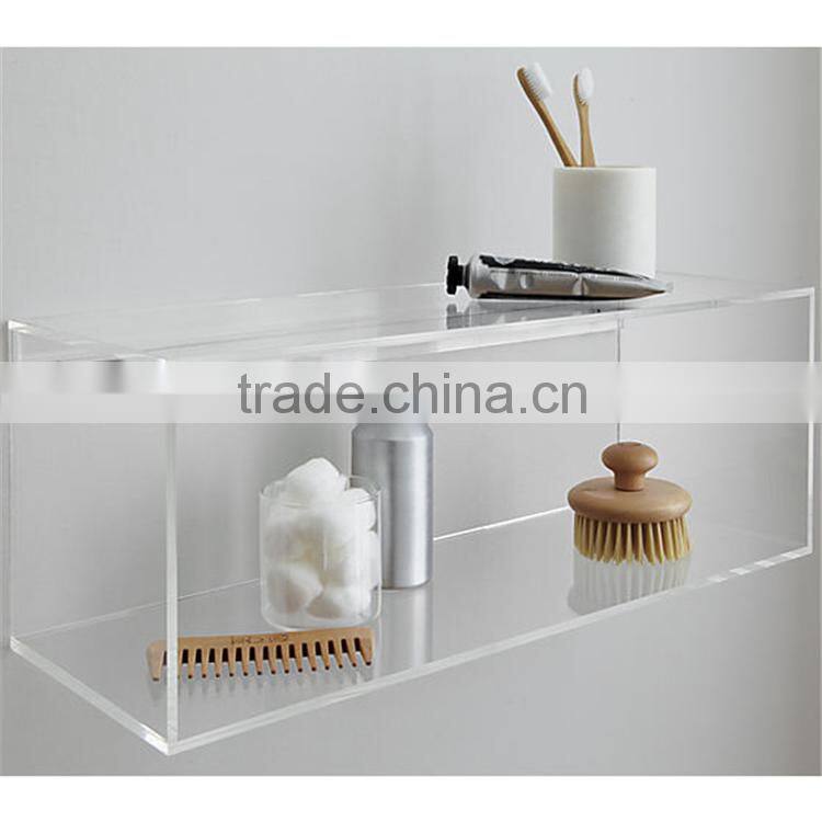 Custom format storage shelf, PMMA box, acrylic case with wall mounted