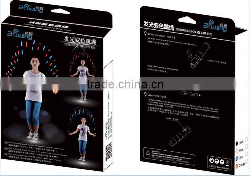 Color change LED jump rope 2015 new unique electronic light up kid toys