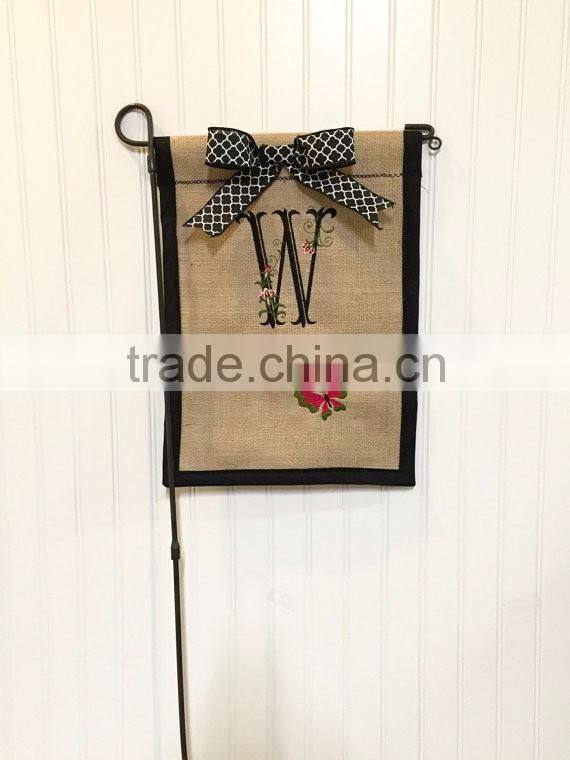 Monogrammed outdoor blanks garden flag promotional wholesale flags