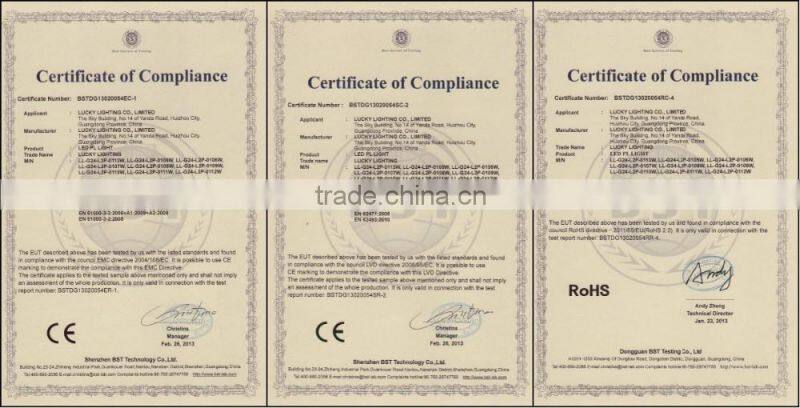 CE 110V 220V 6w 8w 10w 12w 13w g24 pl 13w led lamp