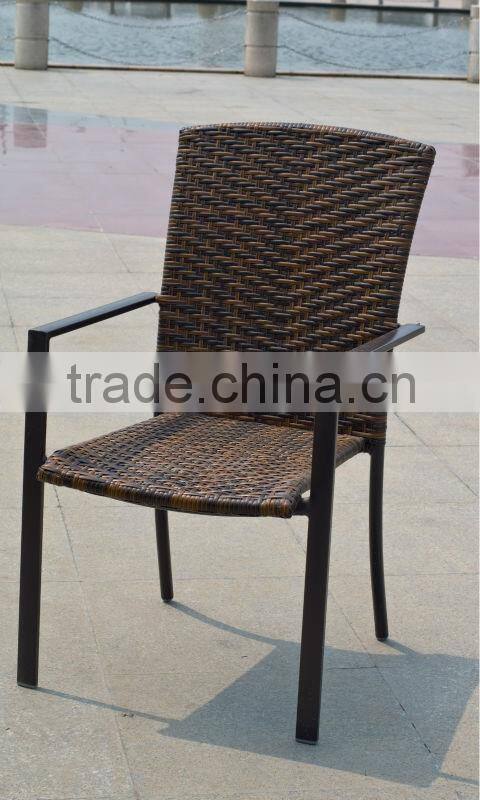 antique high back rattan hotel chair YC302