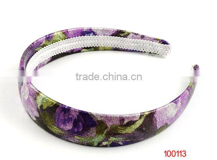 flower print headband hairband